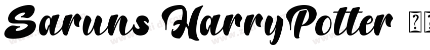 Saruns HarryPotter字体转换